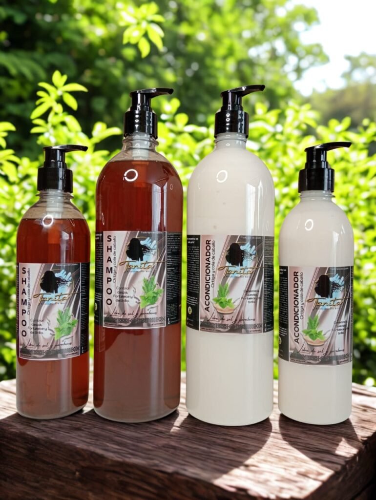 Kit Shampoo y Acondiconador Ortiga y Cola de Caballo 3