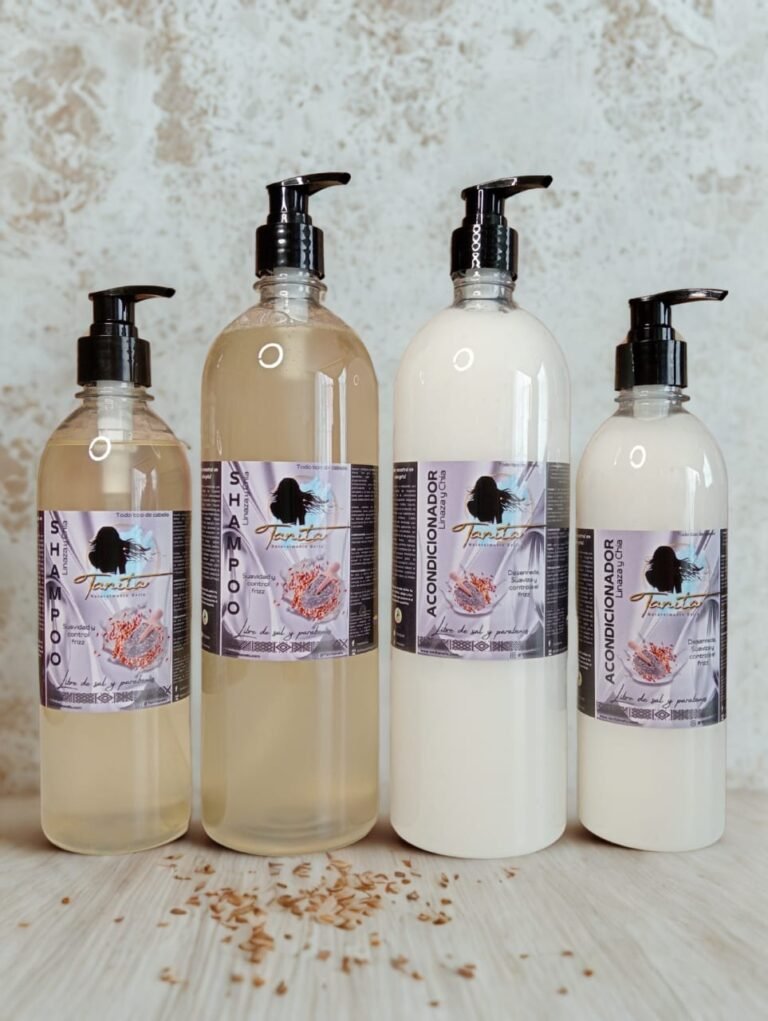 Kit Shampoo y acondicionador de linaza y chia 4