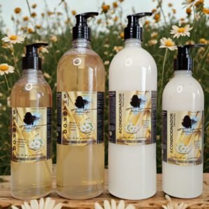 KIT SHAMPOO Y ACONDICIONADOR DE MANZANILLA
